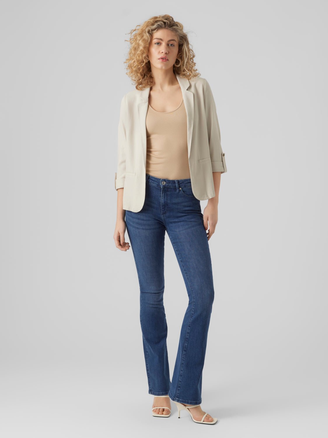 VMJESMILO Blazer - Silver Lining - VERO MODA & VILA Bergvik